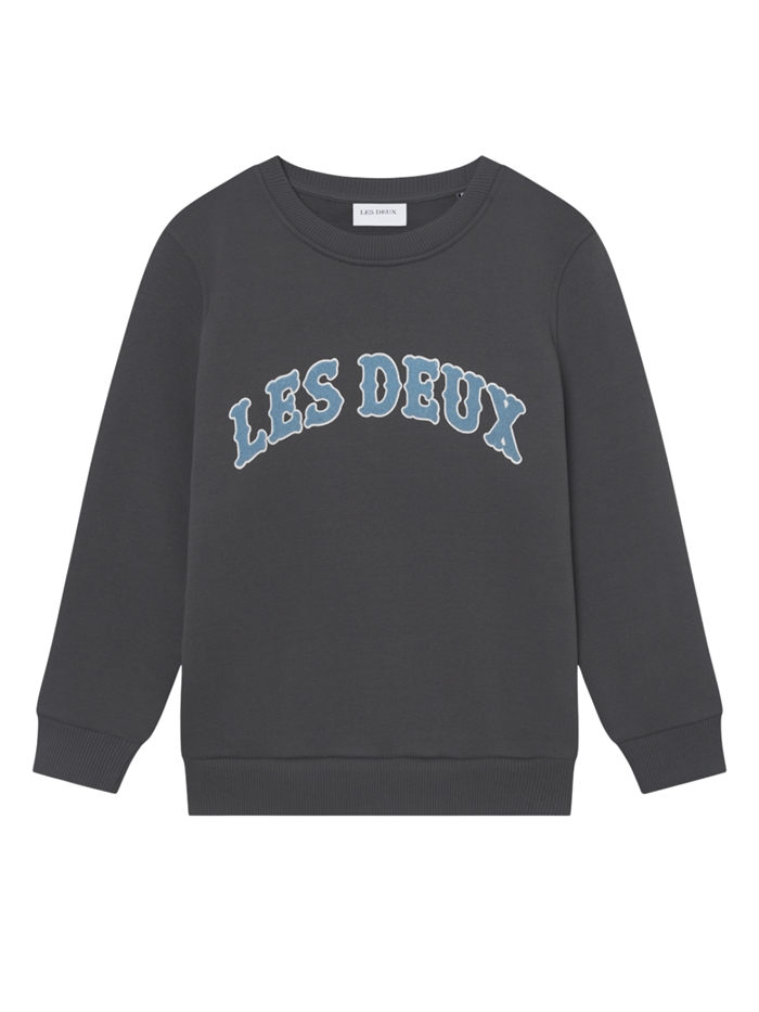 Les Deux Brady Western Sweatshirt KIDS - Raven Grey