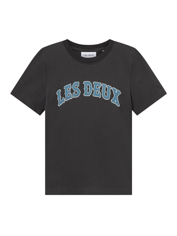 Les Deux Brady Western T-shirt KIDS - Raven Grey
