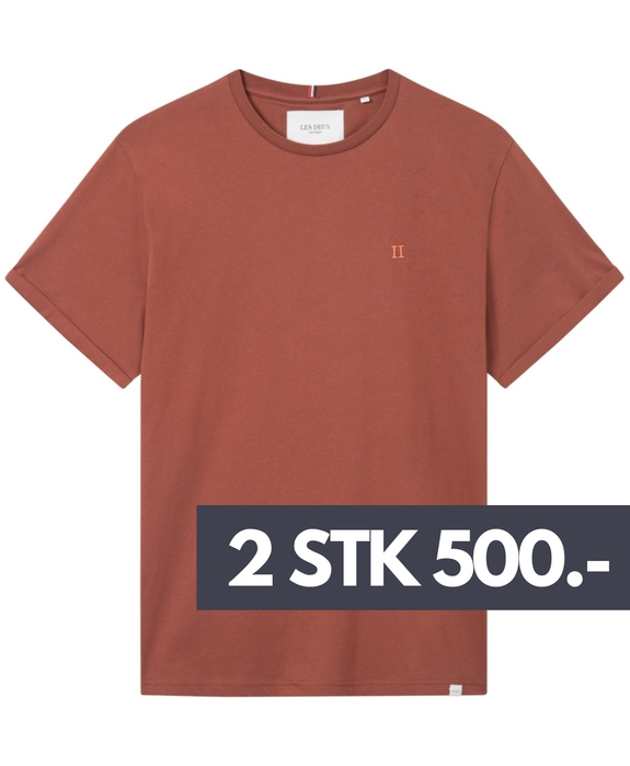Les Deux Nørregaard T-shirt - Sequoia/Orange