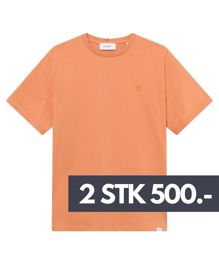 Les Deux Nørregaard T-shirt - Baked Papaya/Orange