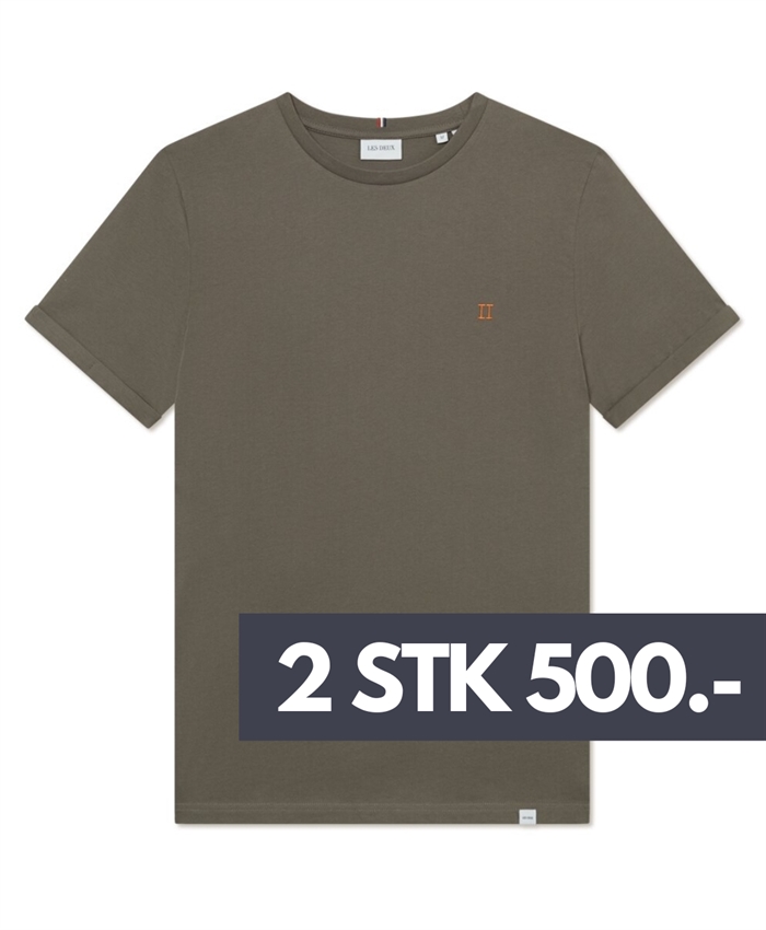 Les Deux Nørregaard T-shirt - Bungee Cord/Orange