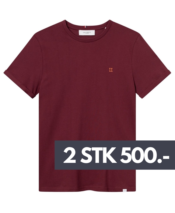 Les Deux Nørregaard t-shirt - Shiraz/Orange