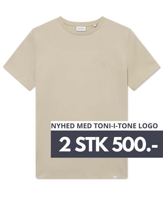 Les Deux Nørregaard Tonal T-shirt - Light Sand