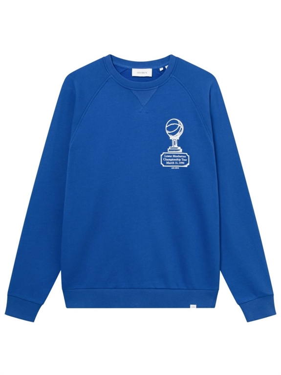 Les Deux Tournament sweatshirt - Surf Blue/White