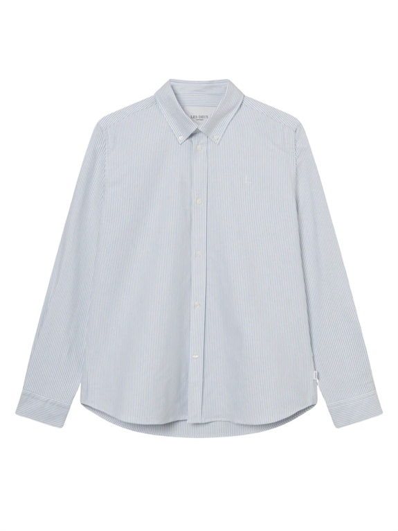 Les Deux Konrad Oxford shirt - Light blue / White