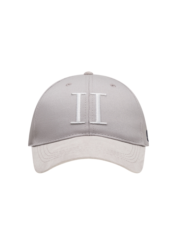 Les Deux Baseball Cap Suede II - Grey Sand/White