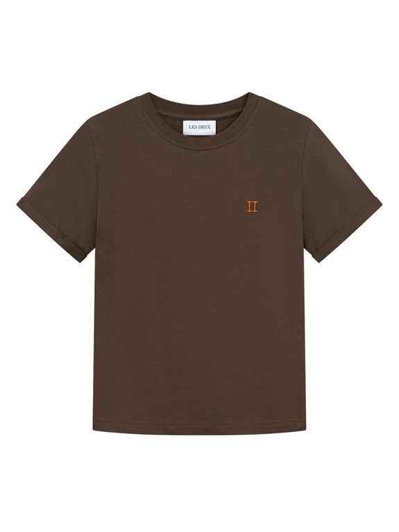 Les Deux Nørregaard T-shirt KIDS - Slate Brown