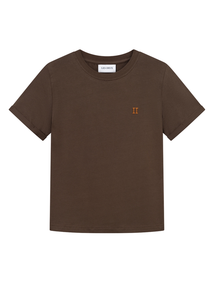 Les Deux Nørregaard T-shirt KIDS - Slate Brown