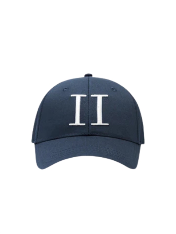 Les Deux Organic Baseball Cap - Dark Navy/White
