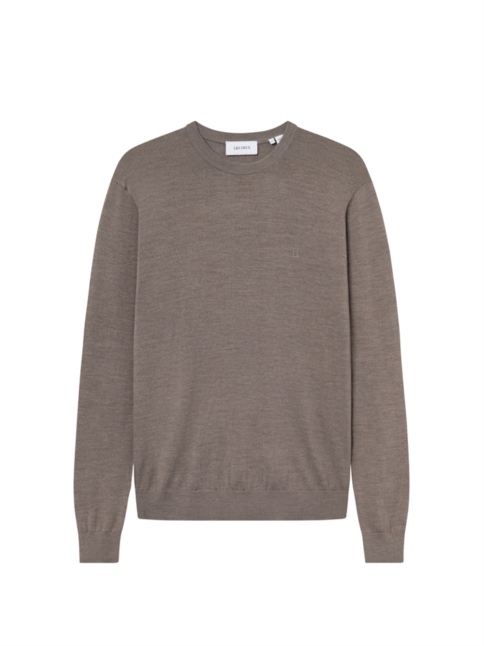 Les Deux Greyson Merino Knit Seasonal - Desert Taupe