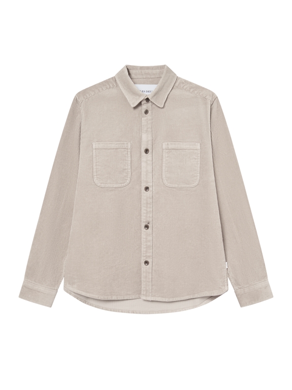 Les Deux Kody Corduroy Overshirt - Light Sand