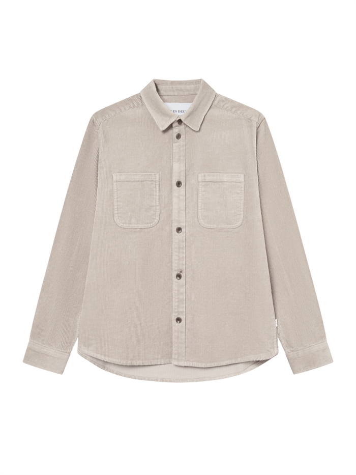 Les Deux Kody Corduroy Overshirt - Light Sand