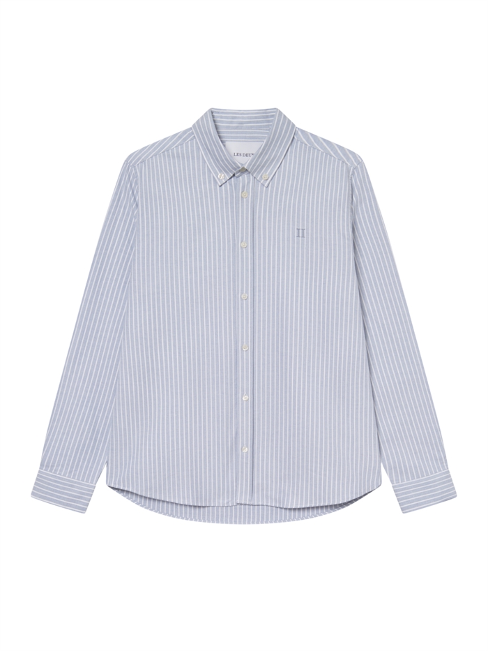 Les Deux Konrad Striped Oxford Shirt - Allure