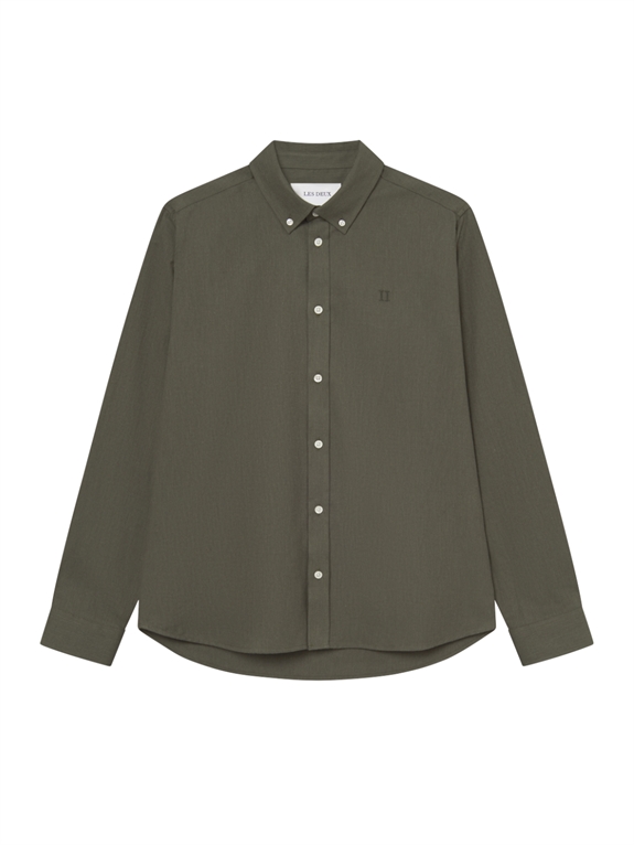 Les Deux Desert Reg Shirt - Olive Night