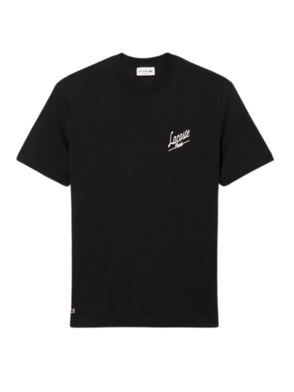 Lacoste Multi Print Jersey T-shirt - Black