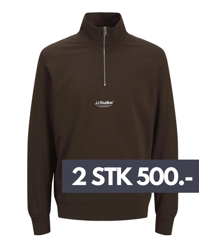 Jack & Jones Soho Sweat Quarter Zip - Delicioso