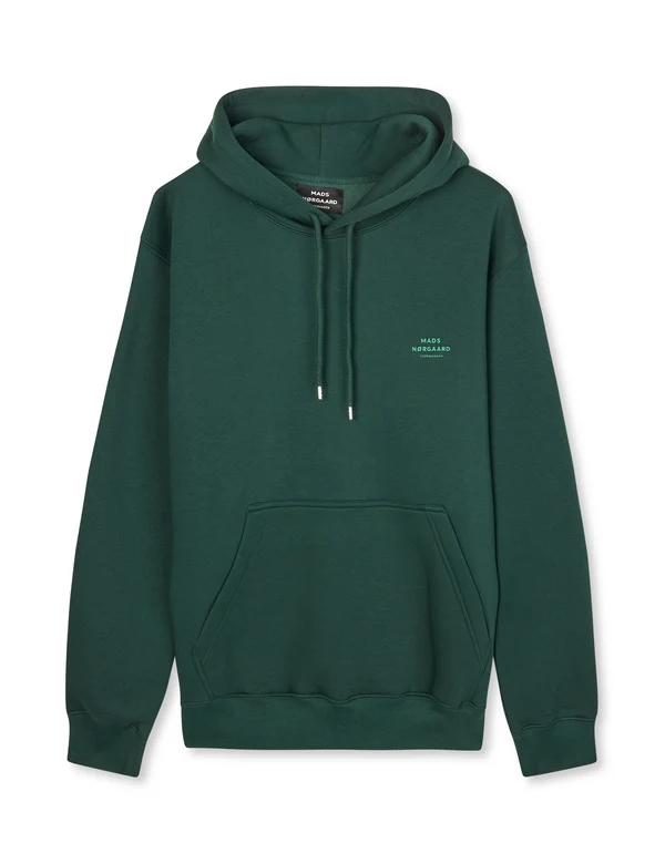 Mads Nørgaard Standard Hoodie Logo Sweat - Pine Grove