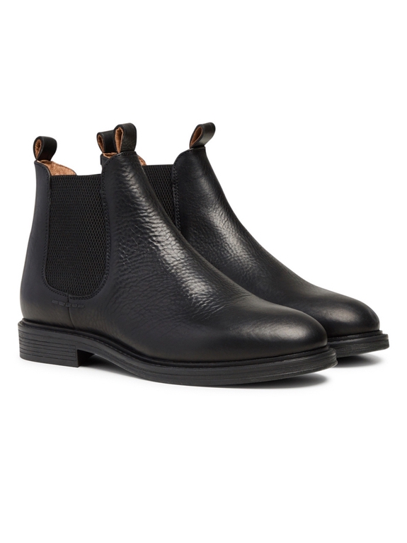Pavement Martin Chelsea Boot - Black Leather