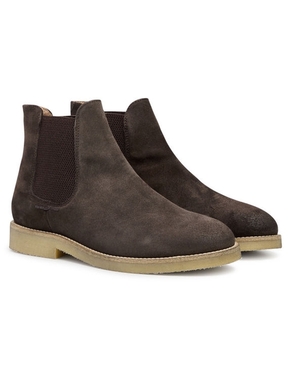 Pavement Mikkel Chelsea Boot - Brown Suede