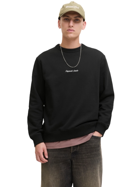 Jack & Jones Norrebro EMB Sweat Crewneck - Black