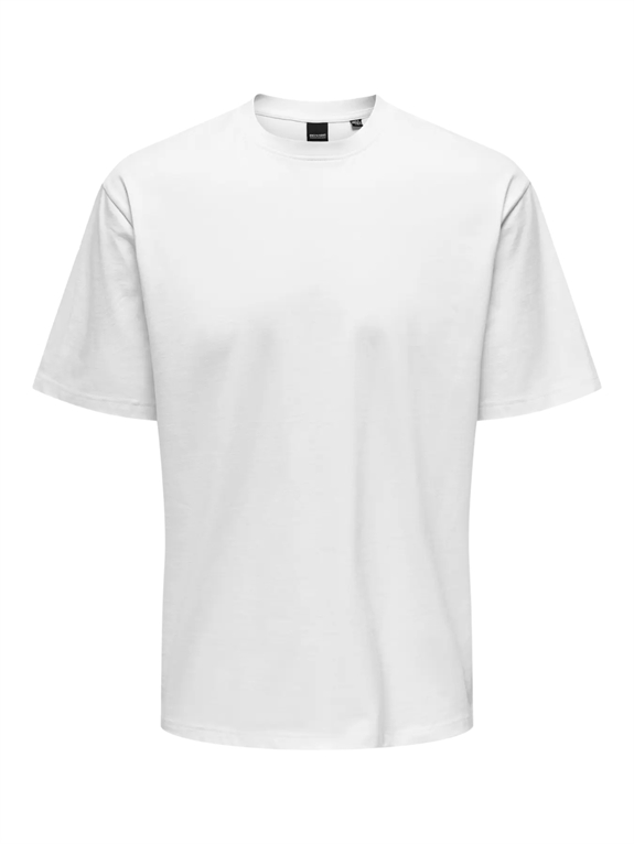 ONLY & SONS Fred Life RLS SS T-shirt - Bright White