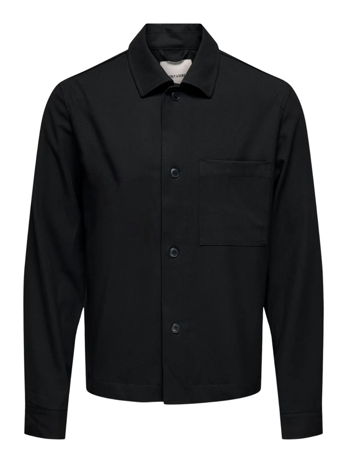 ONLY & SONS Miro tailored REG overshirt - Black
