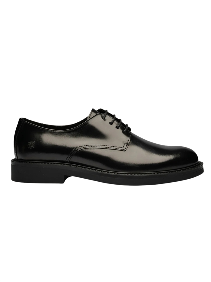 Playboy Giacomo Derby Shoe - Black Polido