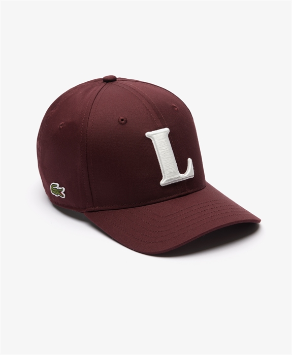 Lacoste 3D Embroidered Baseball Cap - Bordeaux