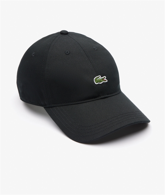 Lacoste Cotton Twill Cap - Black