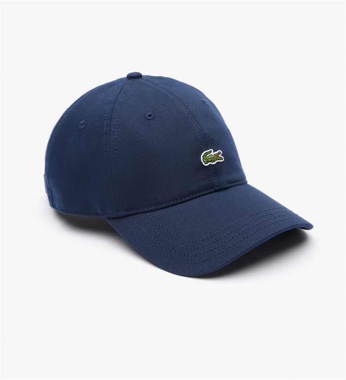 Lacoste Cotton Twill Cap - Midnight Blue