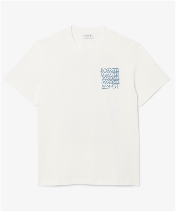 Lacoste Print T-shirt - CPI Flour/Limestone	