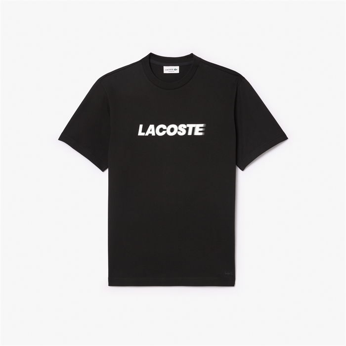 Lacoste Heavy Cotton Logo T-shirt - Black