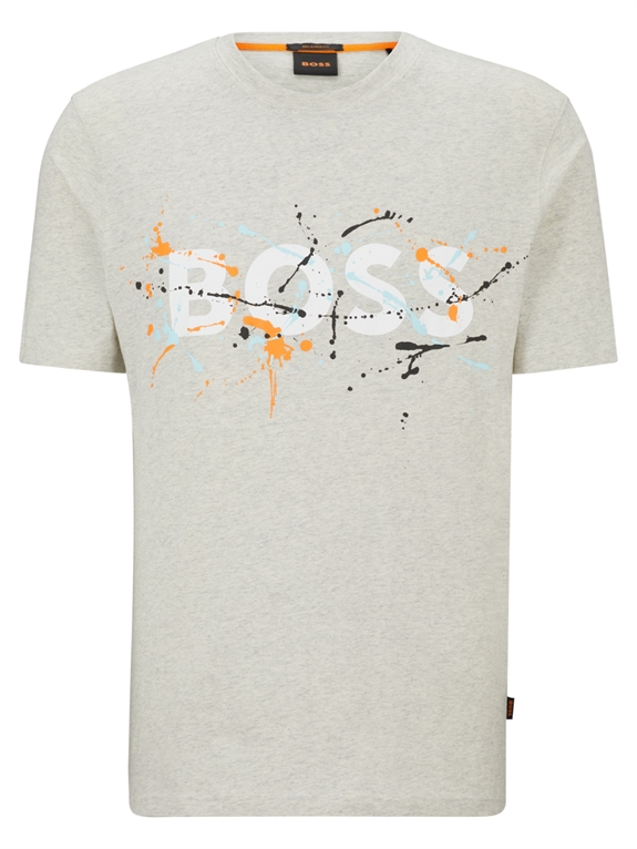 BOSS Orange TeeArt t-shirt - 071 Open Grey