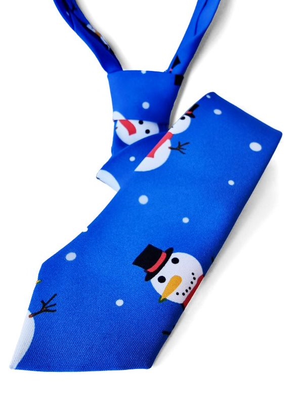 Snazzy Santa Slips - Blå/Snemand