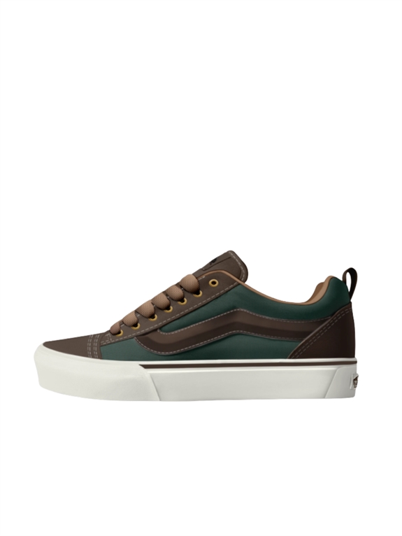 VANS Knu Skool Sneakers - Suede Brown/Green