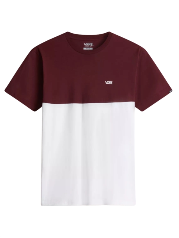VANS Colorblock t-shirt - White/Port Royal