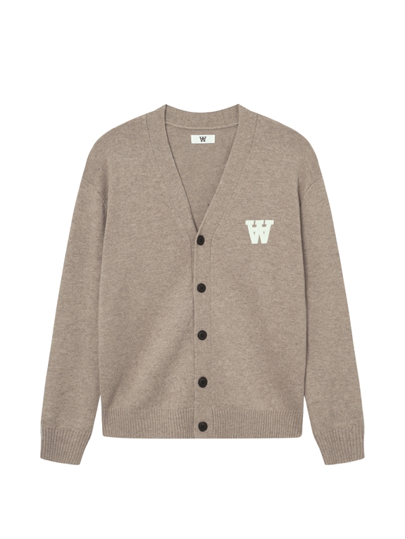 WOODWOOD Tay Cardigan - Greige