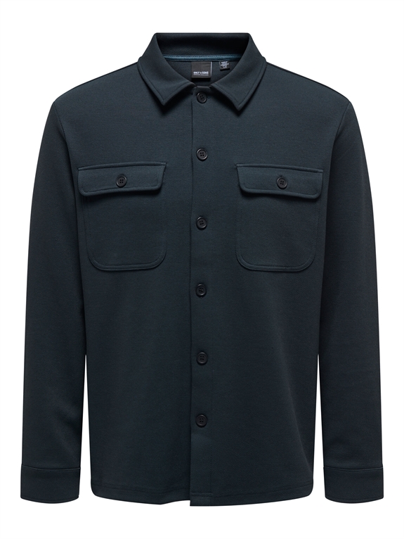 ONLY & SONS Newkodyl overshirt - Dark Navy 