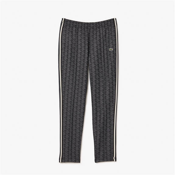 Lacoste Paris Monogram Sweatpants - Black/Dark Grey