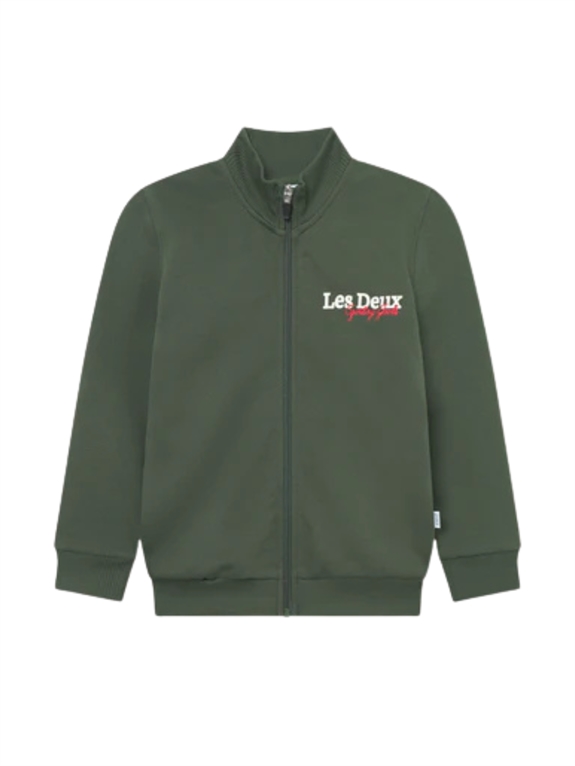 Les Deux Racing zipper track sweatshirt KIDS - Duffel Bag Green