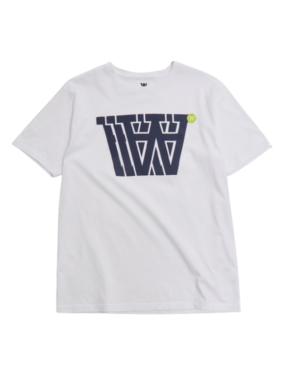 WOOD WOOD Ace Bagde Logo T-shirt - White