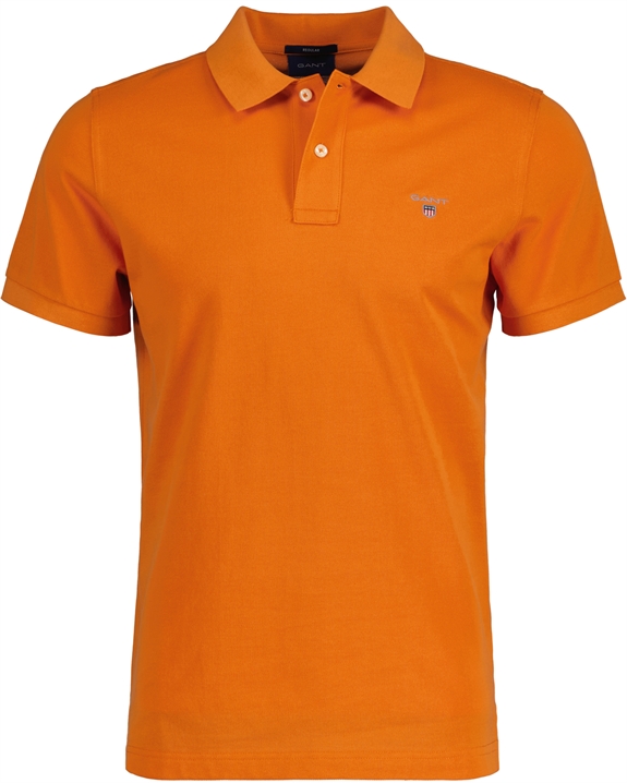 GANT Original Pique SS Rugger Poloshirt - Pumpkin Orange