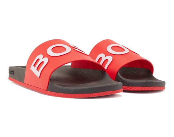BOSS Bay Slid sandal - Open Red