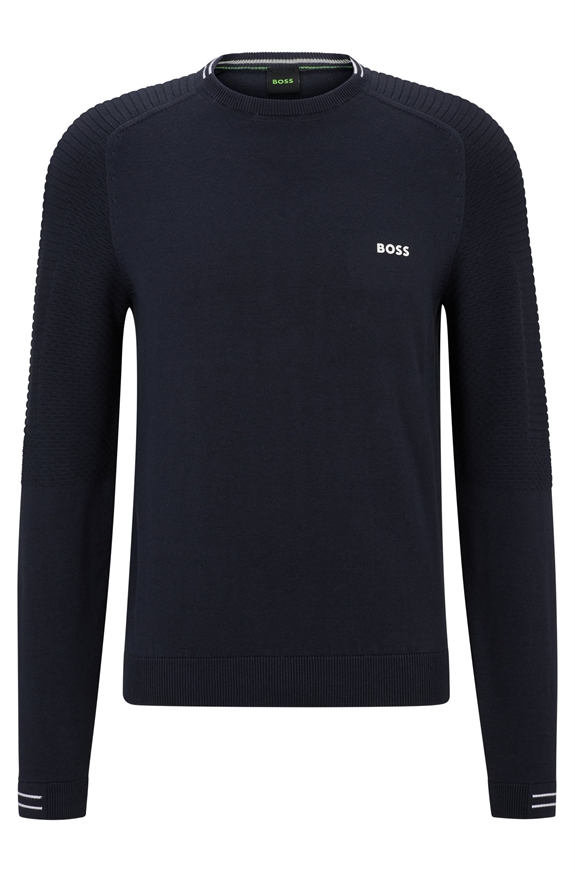 BOSS Green Rolet knit - Dark Blue