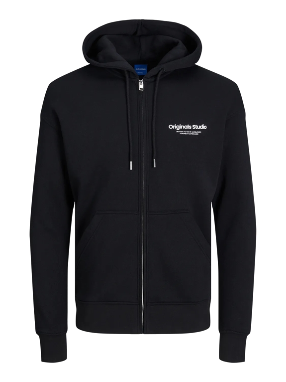 Jack & Jones Vesterbro Sweat Zip Hoodie - Black