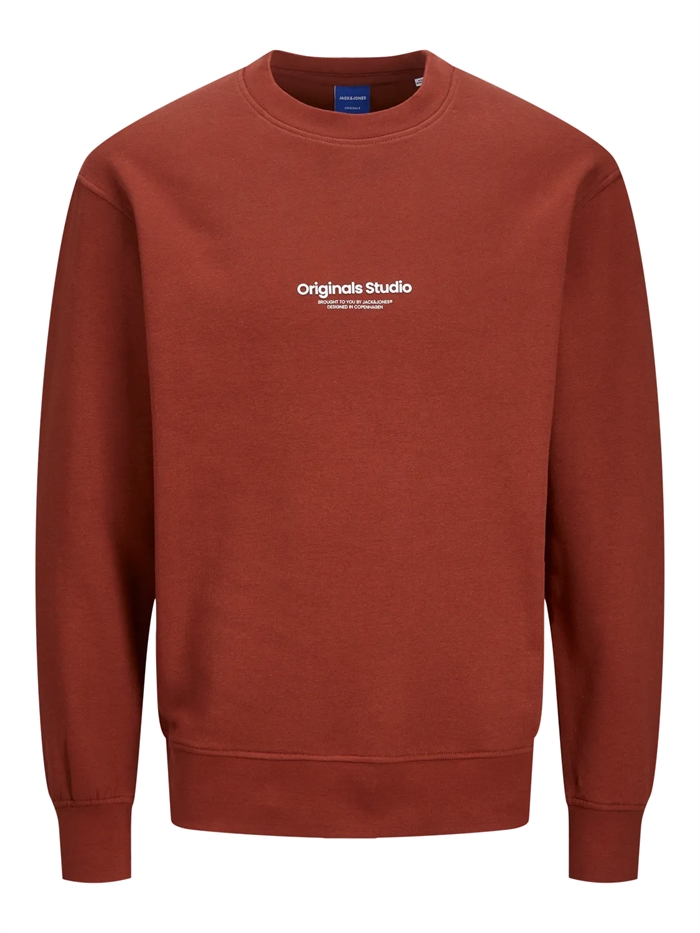 Jack & Jones Vesterbro Sweat Crewneck - Brandy Brown