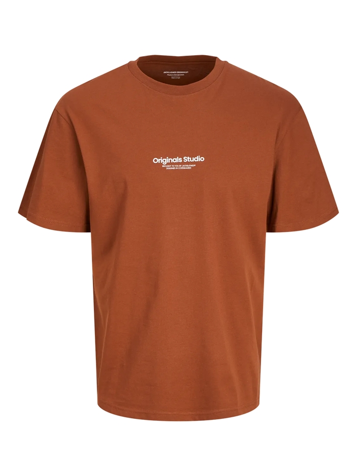 Jack & Jones Vesterbro Tee SS - Brandy Brown