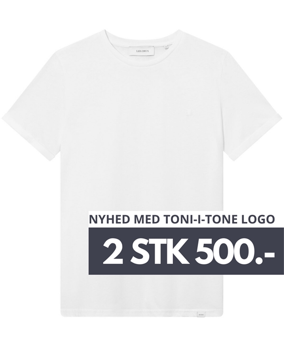 Les Deux Nørregaard Tonal T-shirt - White