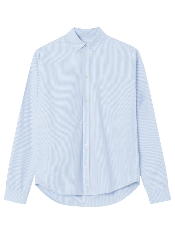 Les Deux Kristian Oxford shirt - Light Blue/White