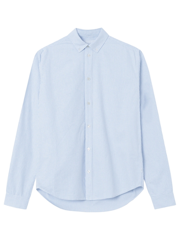 Les Deux Kristian Oxford shirt - Light Blue/White